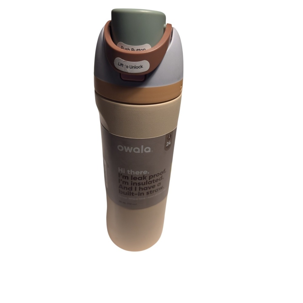 Owala 24oz FreeSip Stainless Steel Water Bottle - Sandy Shores